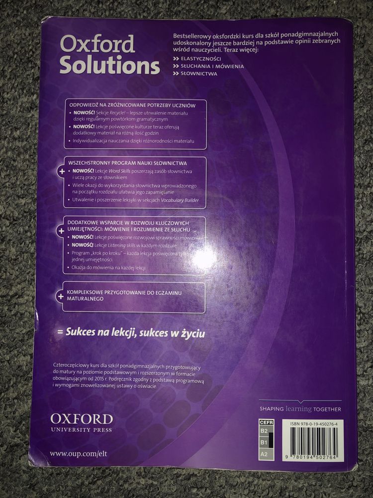 Oxford Solution - język angielski