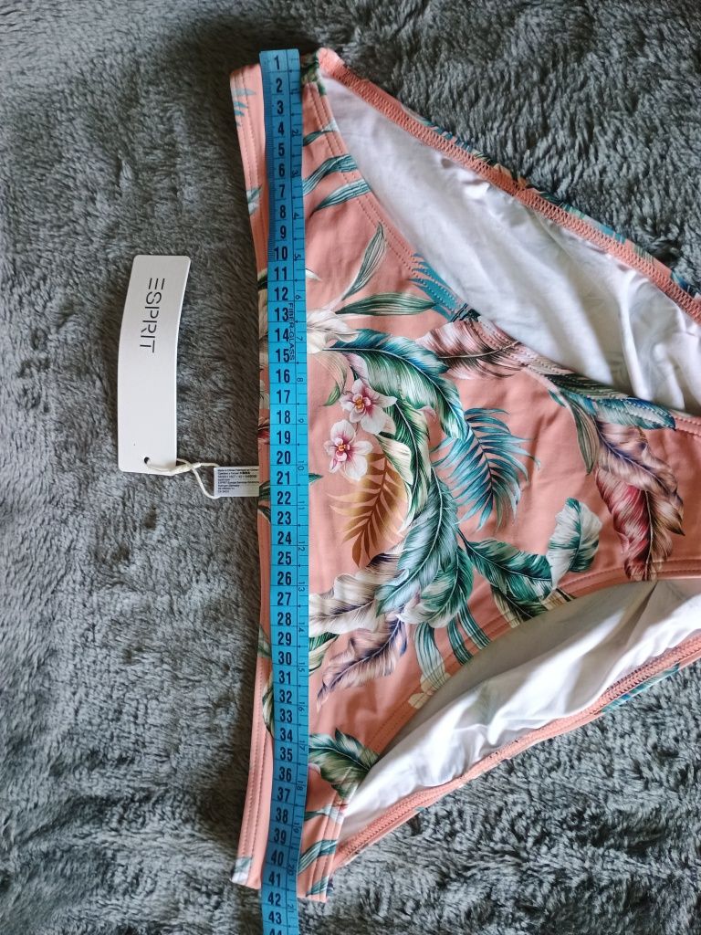 Dół od bikini Tropikalne kwiaty