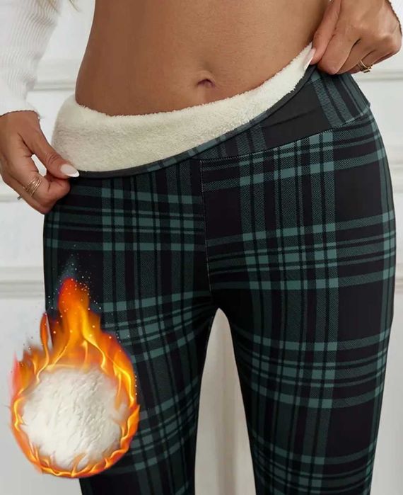 Термолегінси з високою талією, легінси на флісі