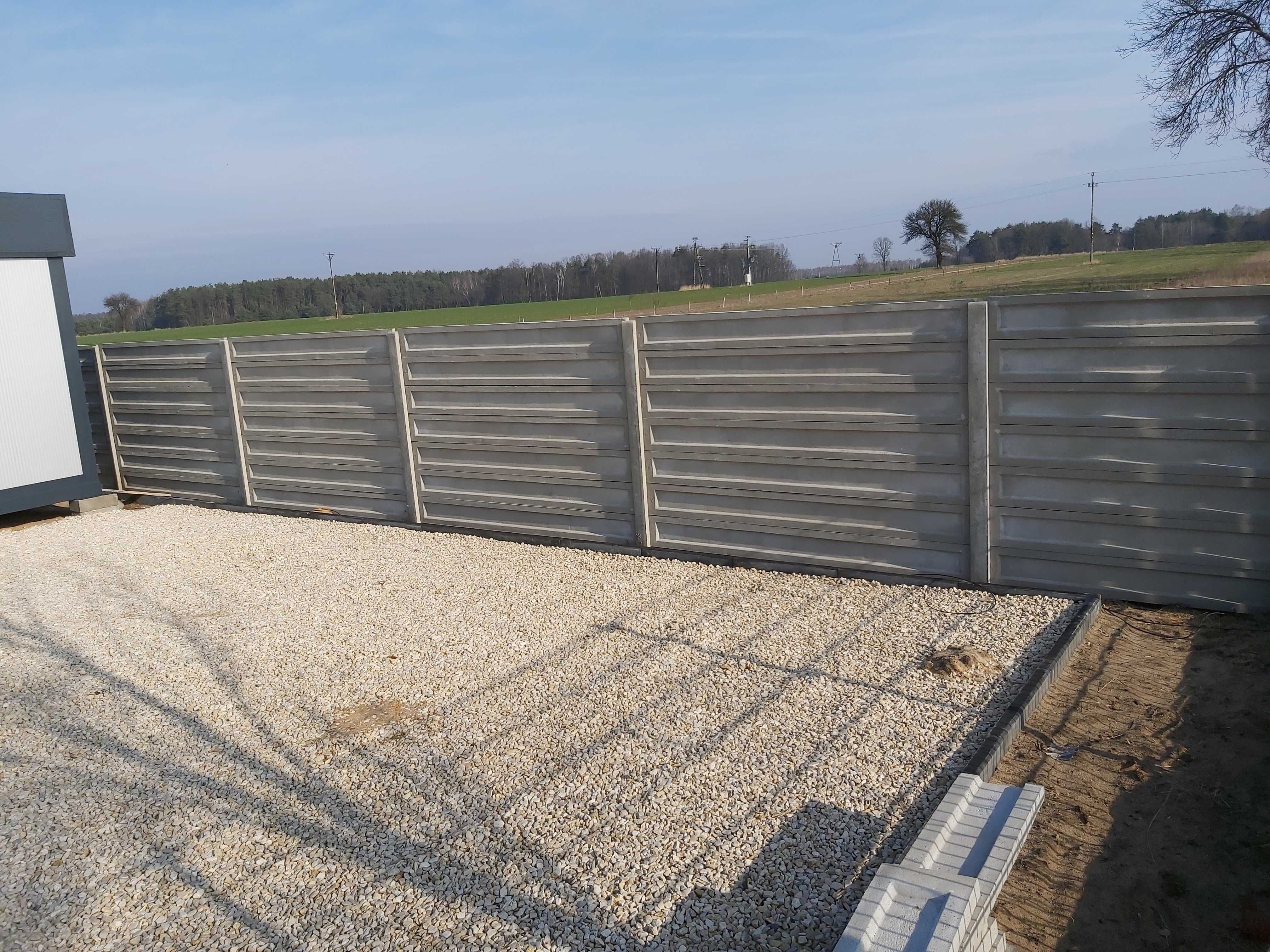 Ogrodzenie betonowe , płot betonowy , betoniak , PRODUCENT , dostawa