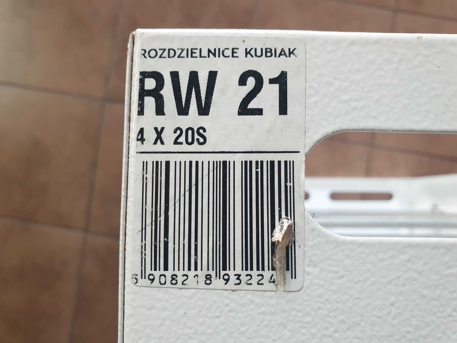 Rozdzielnica Kubiak 4x20 skrzynka ogrzewania podłogowego Diamond