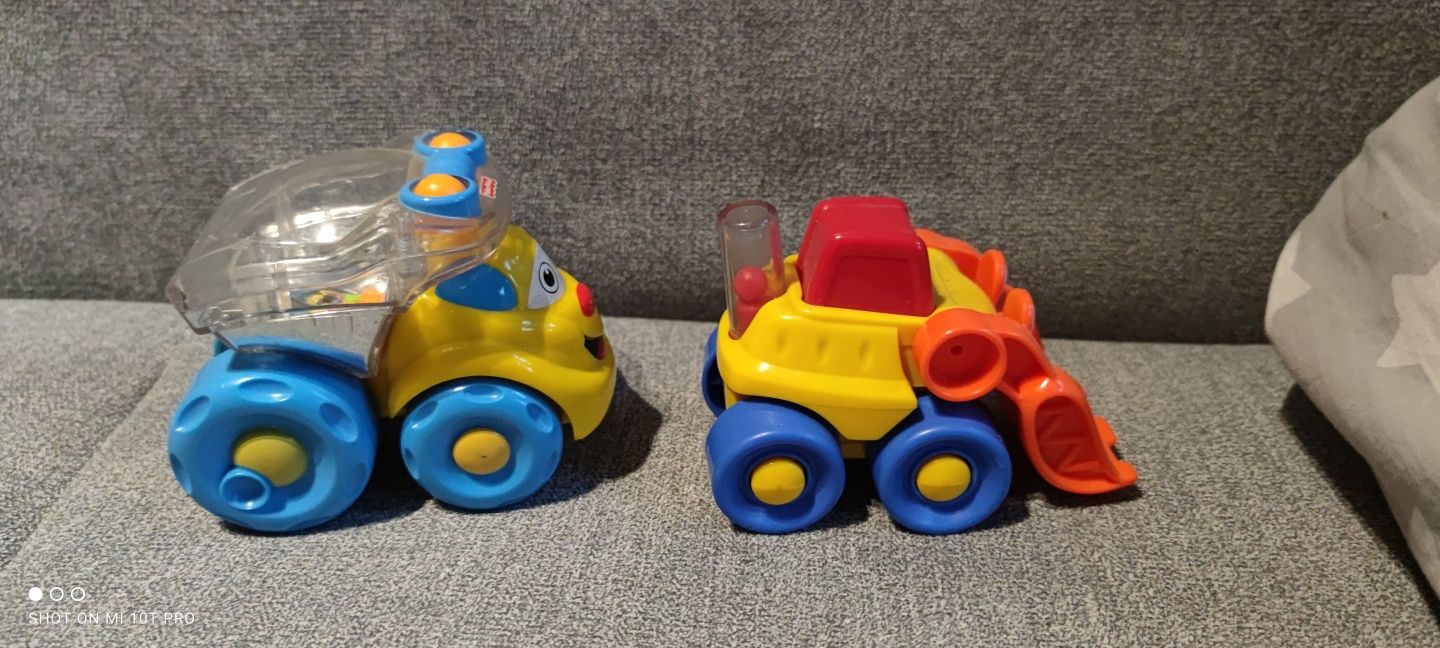 Auto auta samochód pojazd wywrotka spychacz Fisher price
