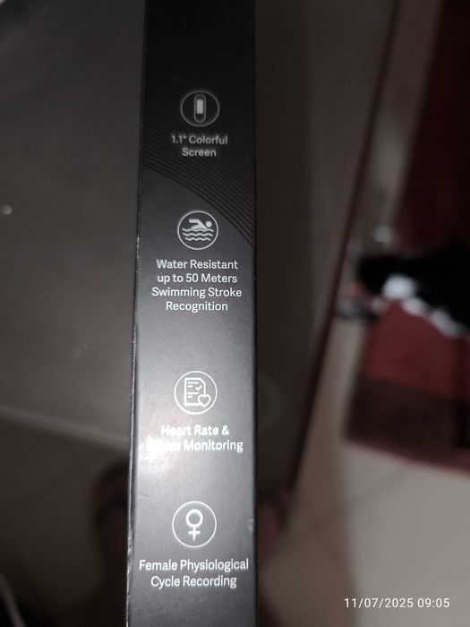 Smart band 5 MI cor preta