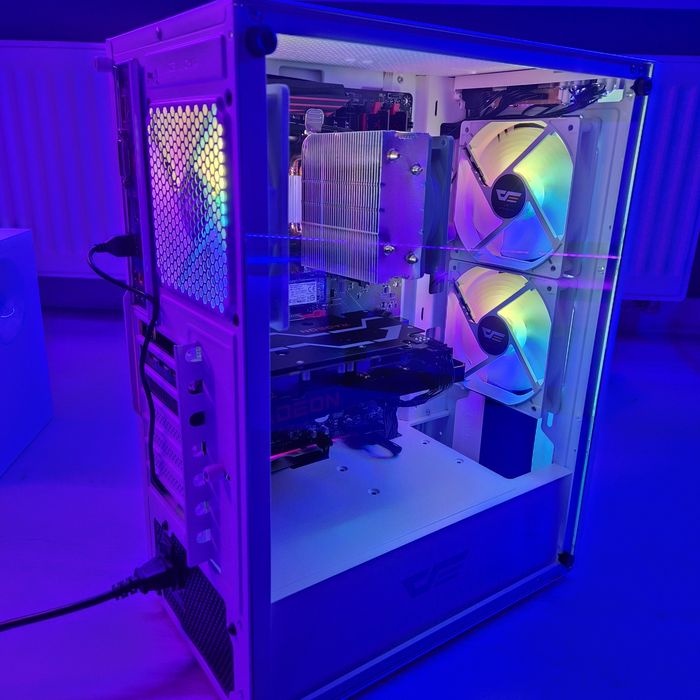 Komputer RX6600XT/R5 5500/16GB ram/Gamingowy Okazja RGB  gwarancja w10