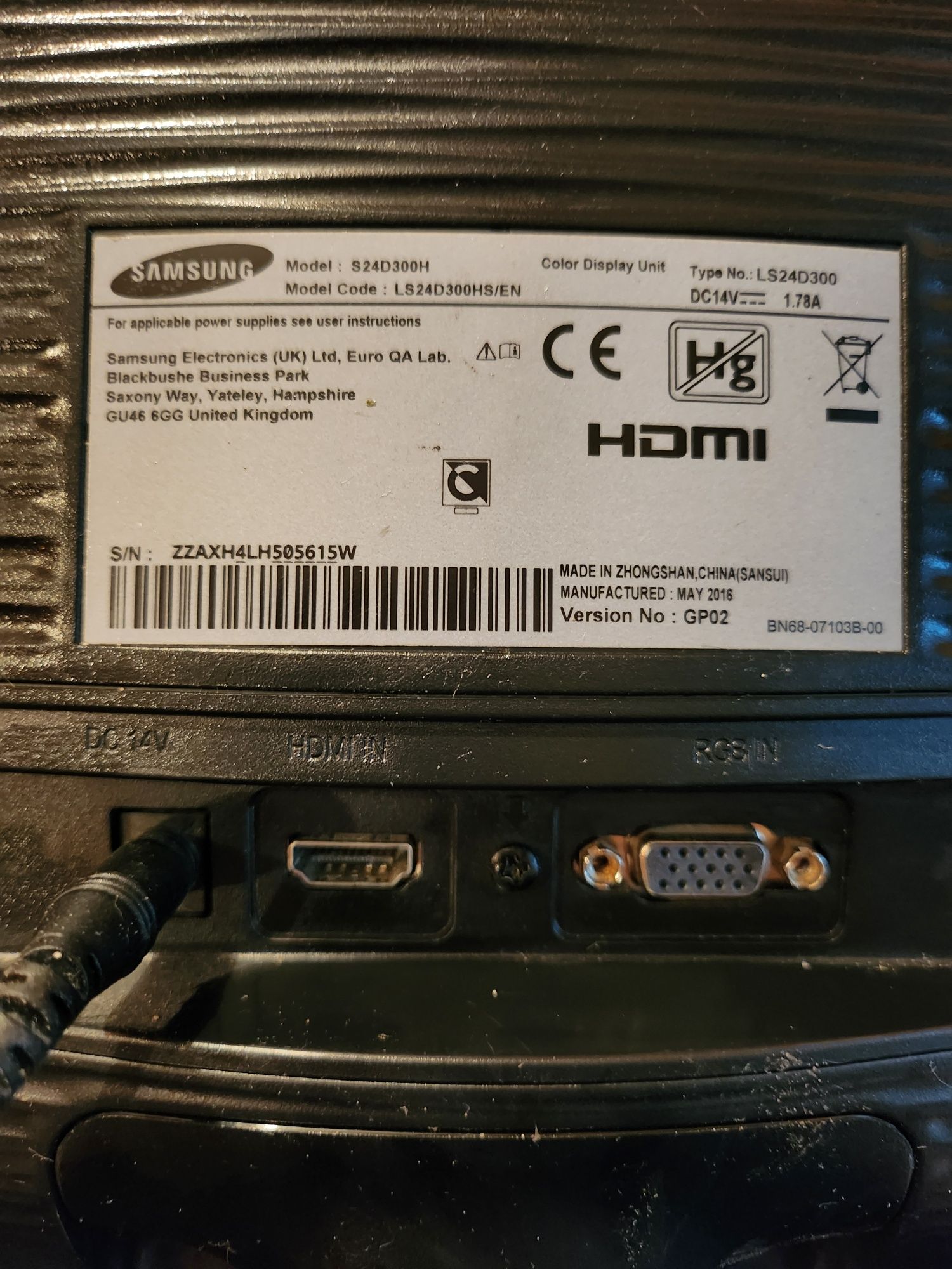Monitor Samsung 24cale