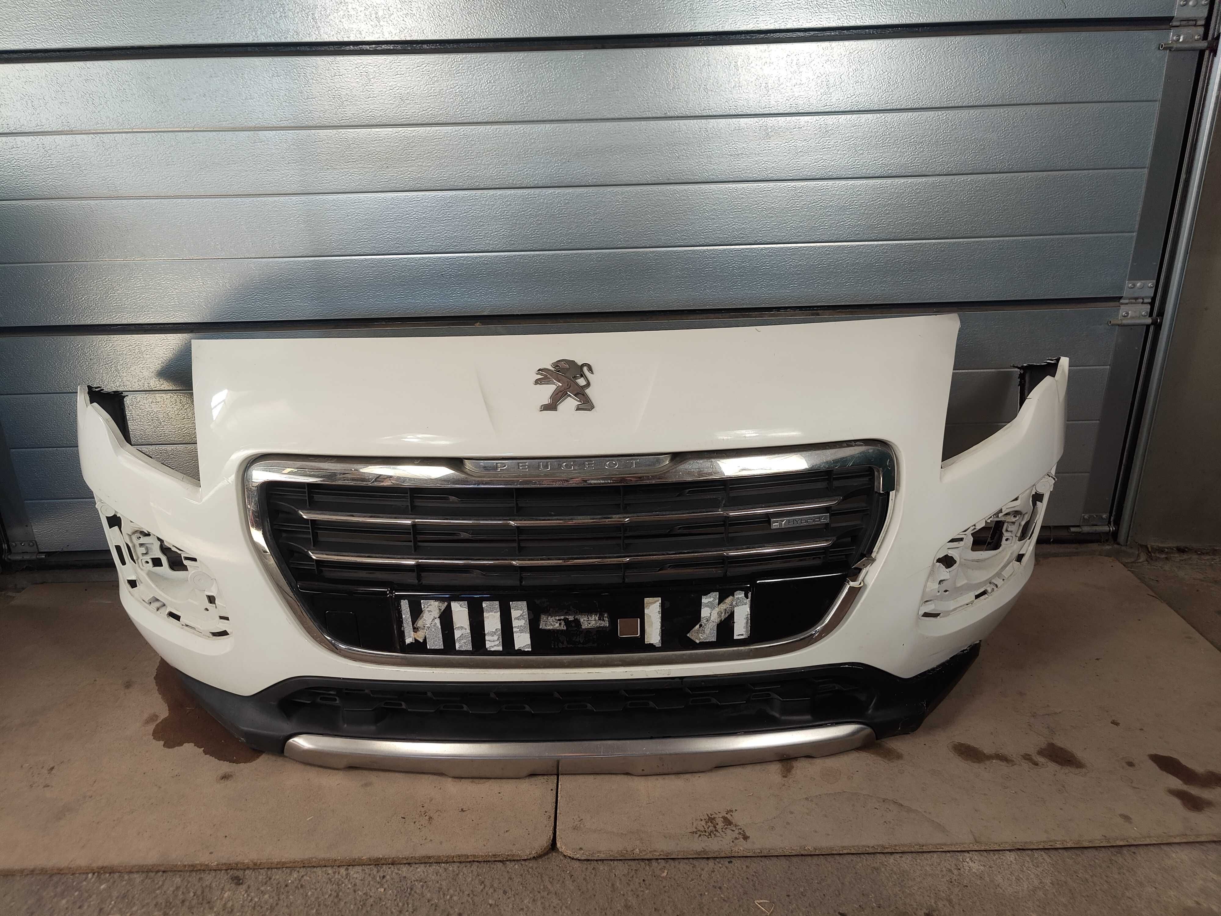 Zderzak Przedni Przód Peugeot 3008 I LIFT BIAŁY EWPB