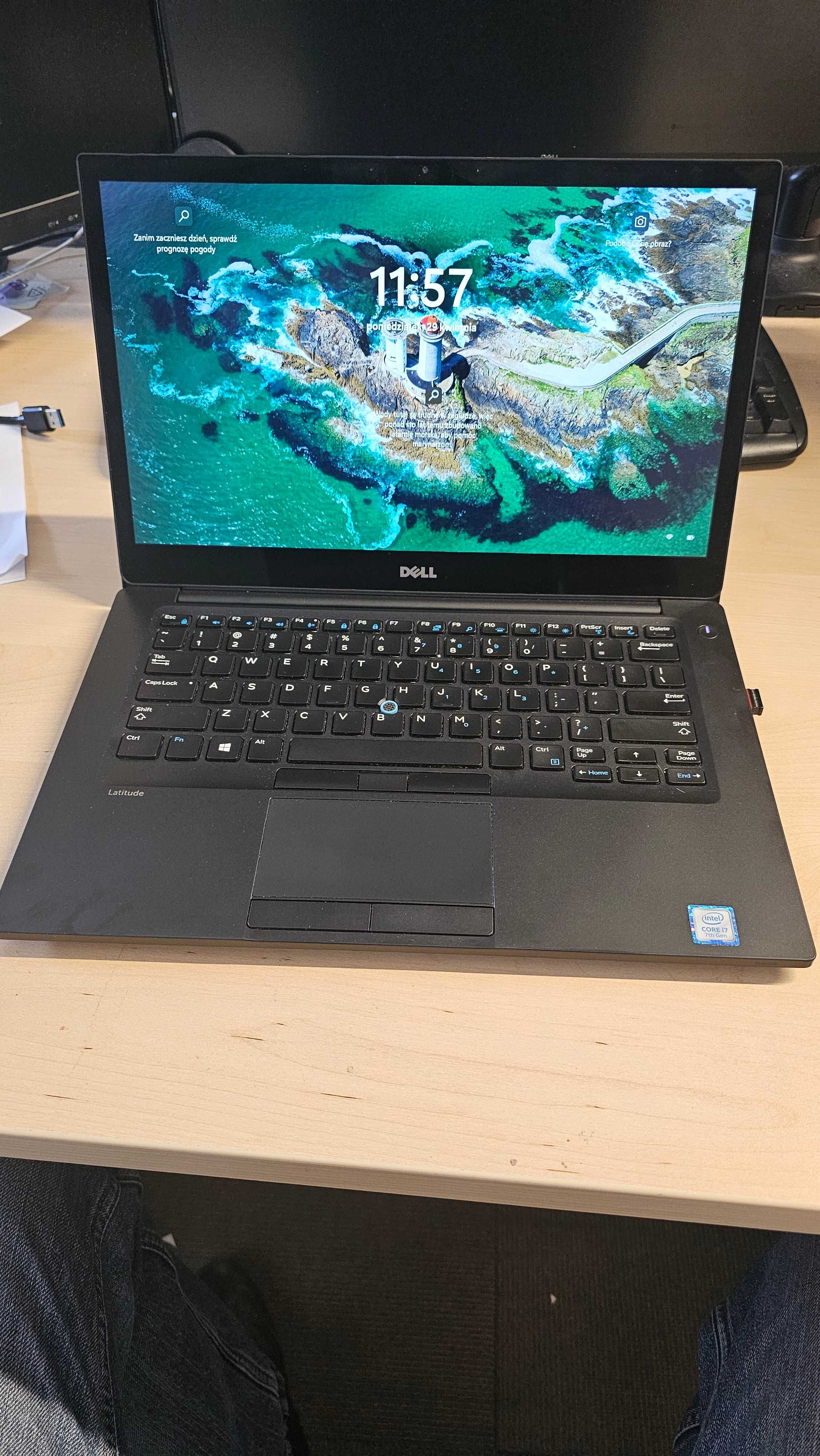 Laptop DELL LATITUDE 7480 i7 16GB 512SSD QHD TOUCH PK ultrabook dotyk