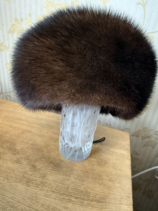 Шапка берет из норки норковый