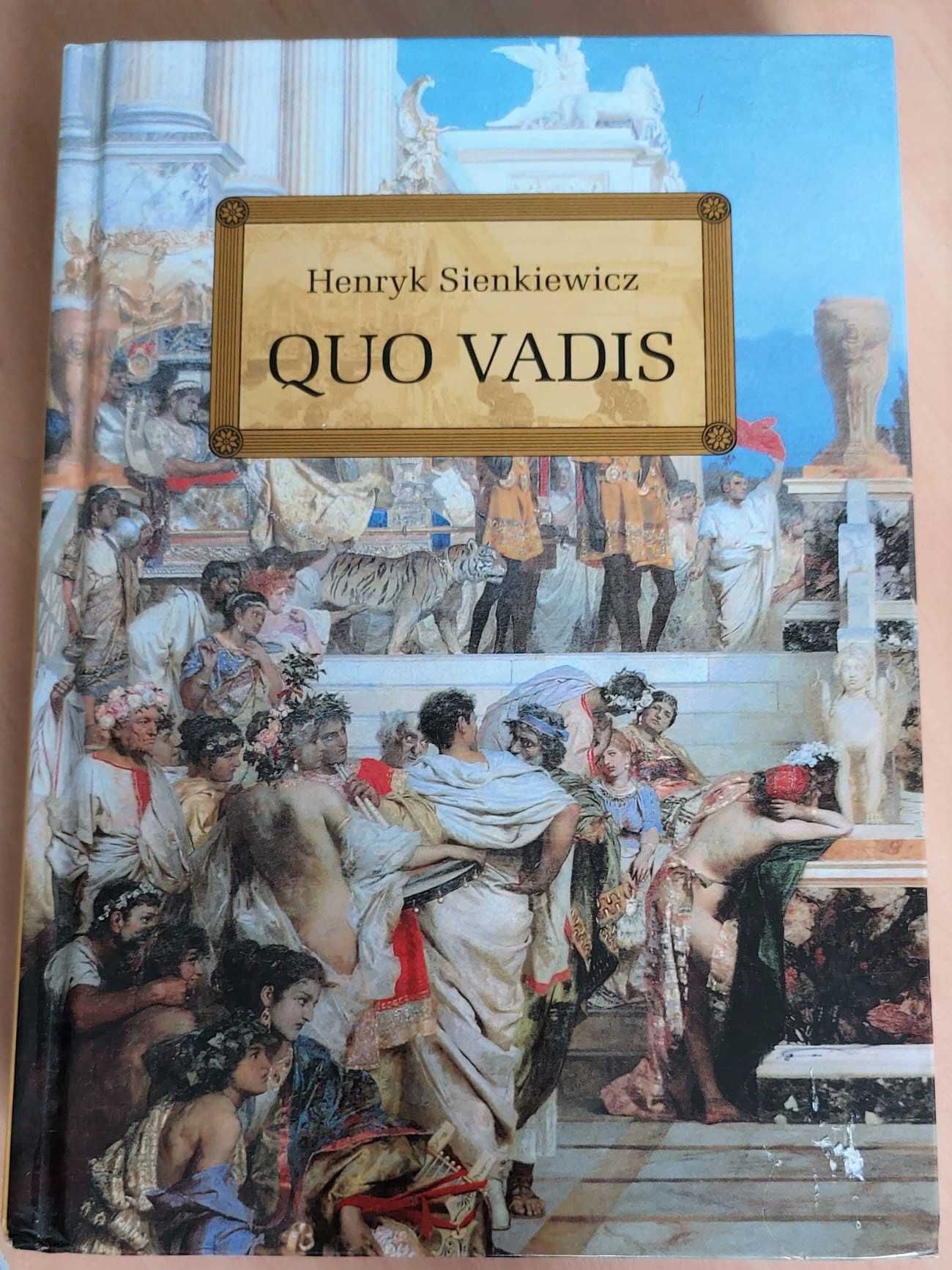 Książka lektura szkolna Quo Vadis