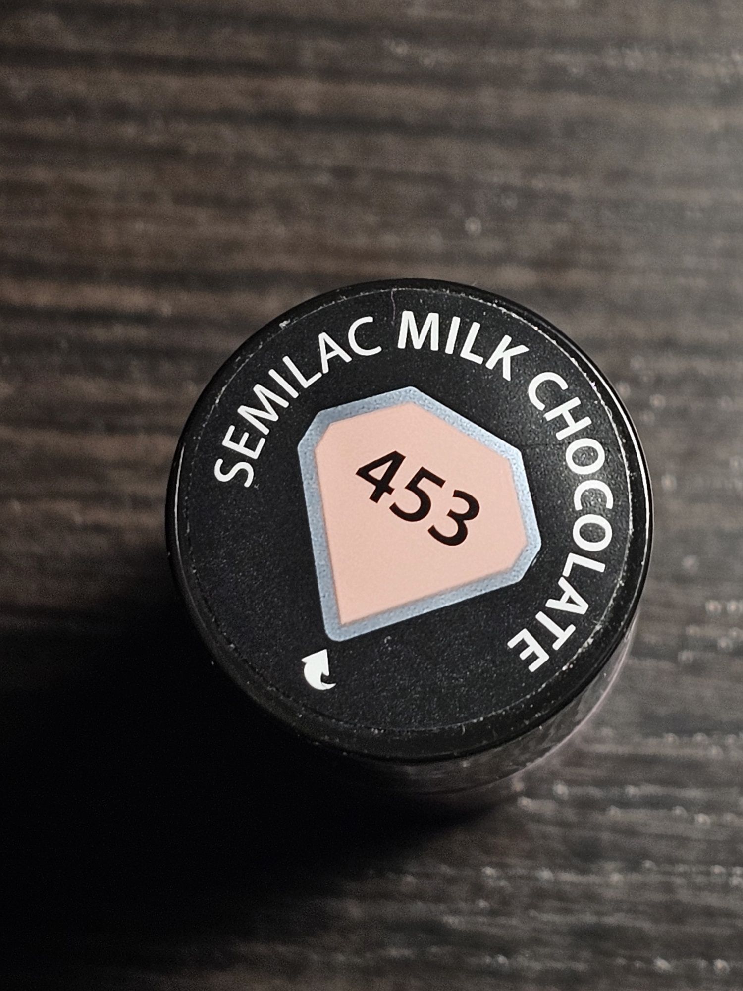Semilac - Milk Chocolate 453. Lakier hybrydowy do paznokci. Nude