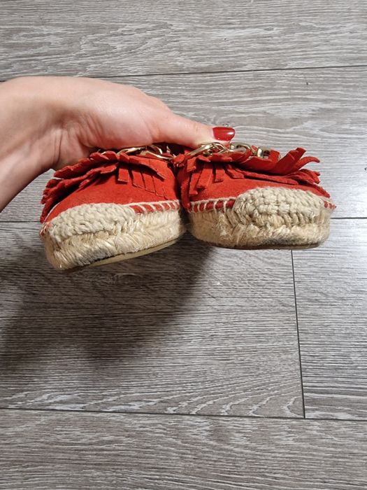 Еспадрильі шкіряні Massimo Dutti 35 р