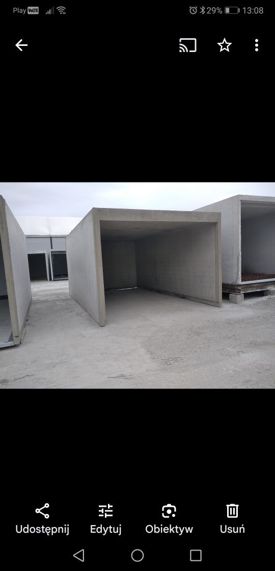 Garaże betonowe monolityczne