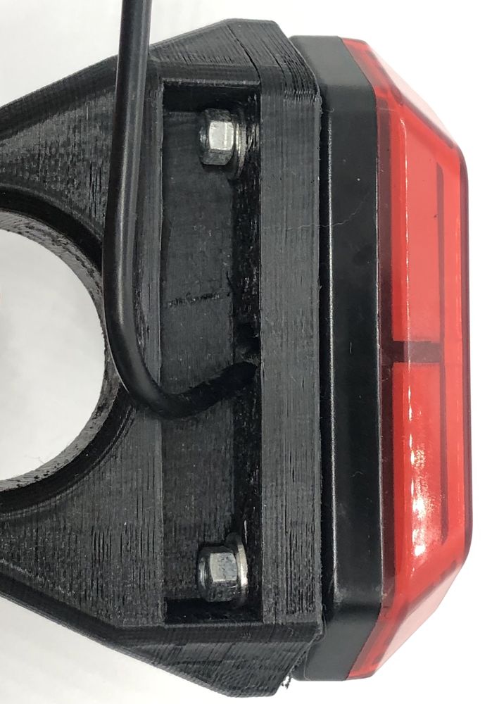 Suporte para luz traseira Mate X (apenas suporte, sem luz)