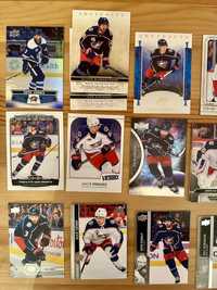 64 karty NHL Columbus Blue Jackets Upper Deck