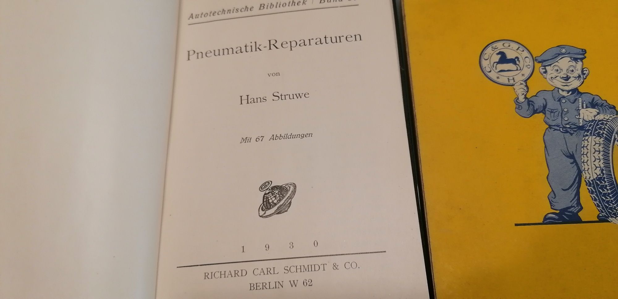 2 livros pneus continental 1930 e 1937