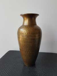 Duży antyczny mosiężny wazon SKG Made In India 27cm Vintage