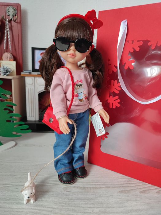 Кукла лялька з собачкою Керол Паола Рейна 13221 / Paola Reina Carol