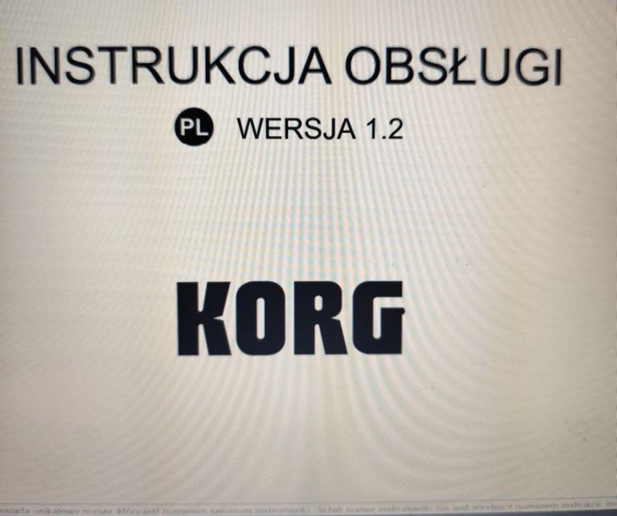 Korg pa 3x instrukcja 410 stron w j.polskim.