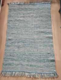 IKEA KOPENHAMN zielony dywan wełniany 133x195 cm