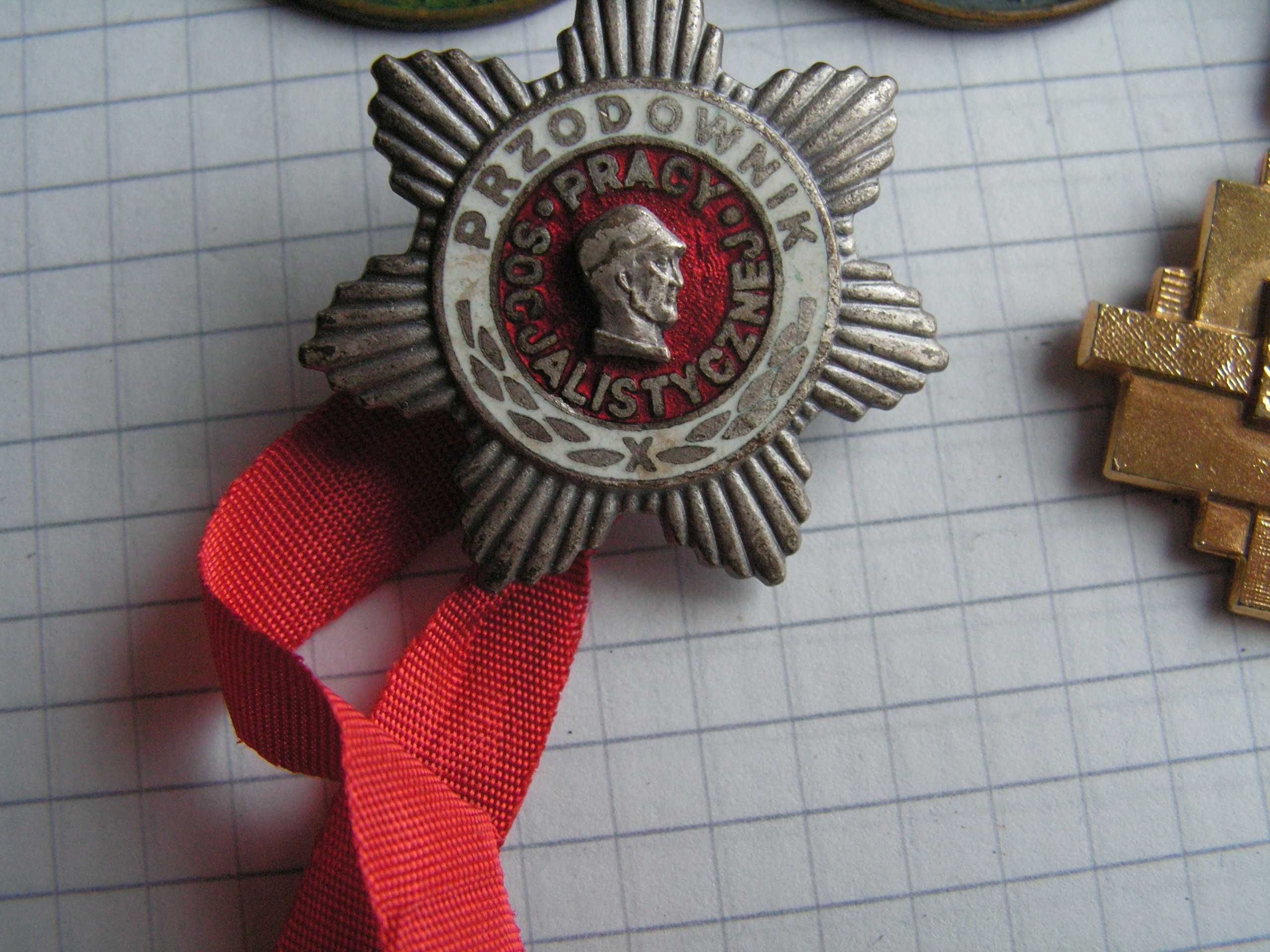 Odznaki Przodownik Pracy, 25 i 35 lat w górnictwie i inne