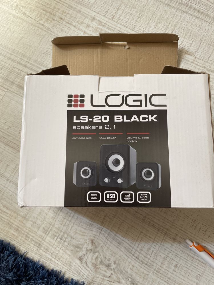 Zestaw głośników Logic LS-20 black