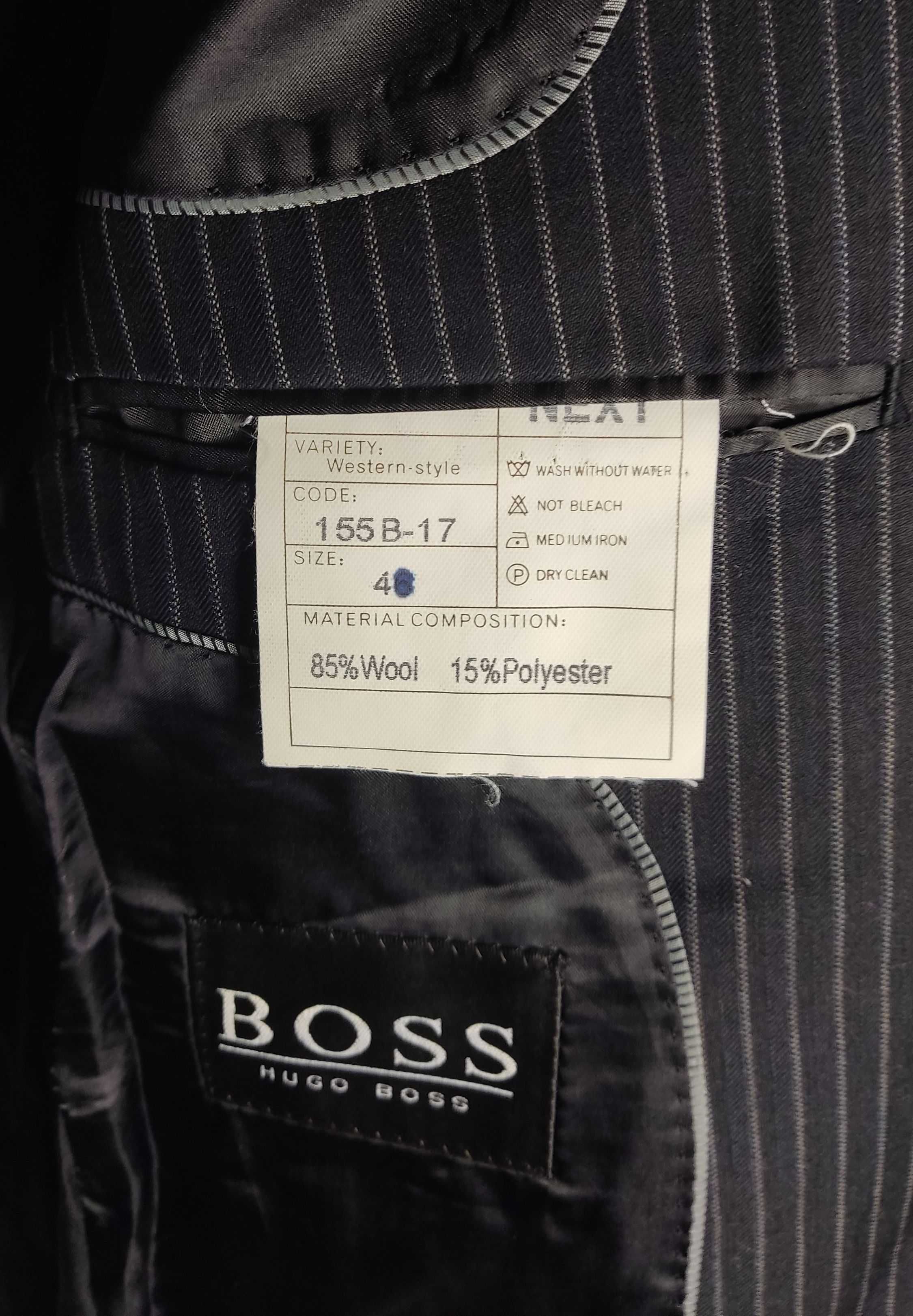 Hugo Boss marynarka w paski męska r. 48