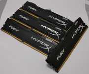 Pamięci RAM DDR4 HyperX 16GB 2400MHz Fury Black CL15 (4x4GB) CL15