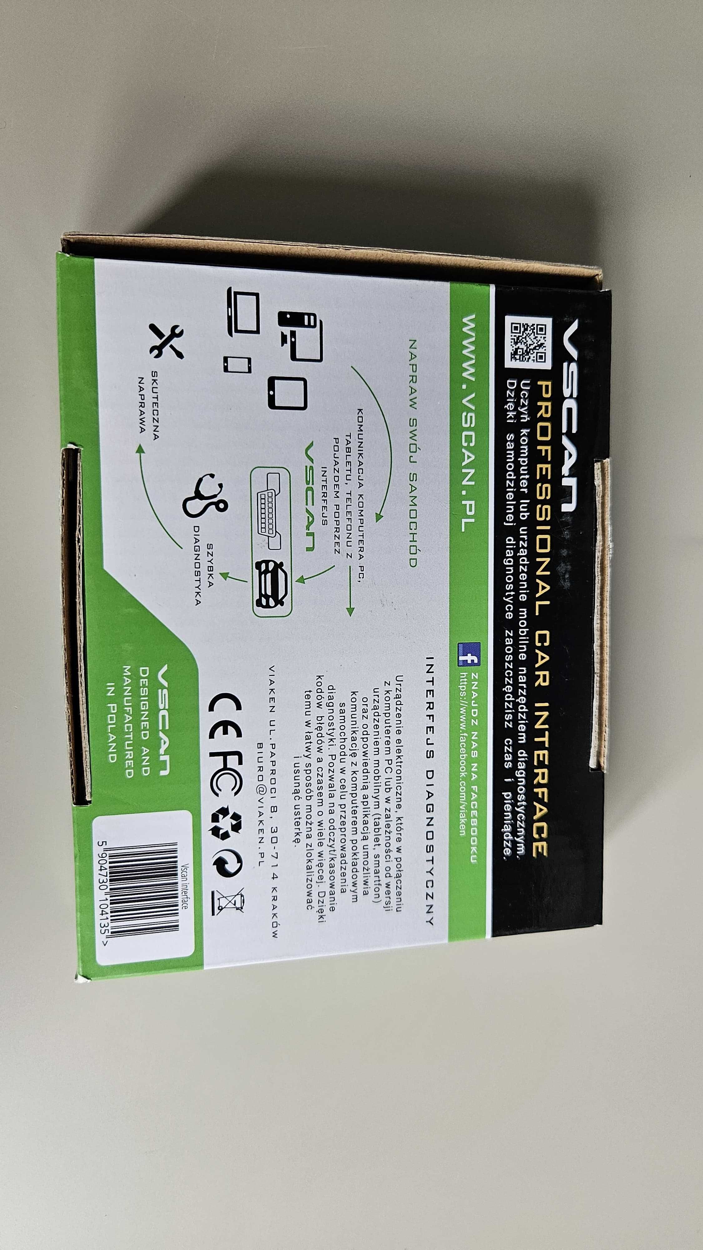 Interfejs diagnostyczny OBD II Viaken Vscan STN2120 ELM327 v4 Ford