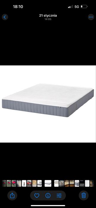 Łóżko Ikea Hemnes