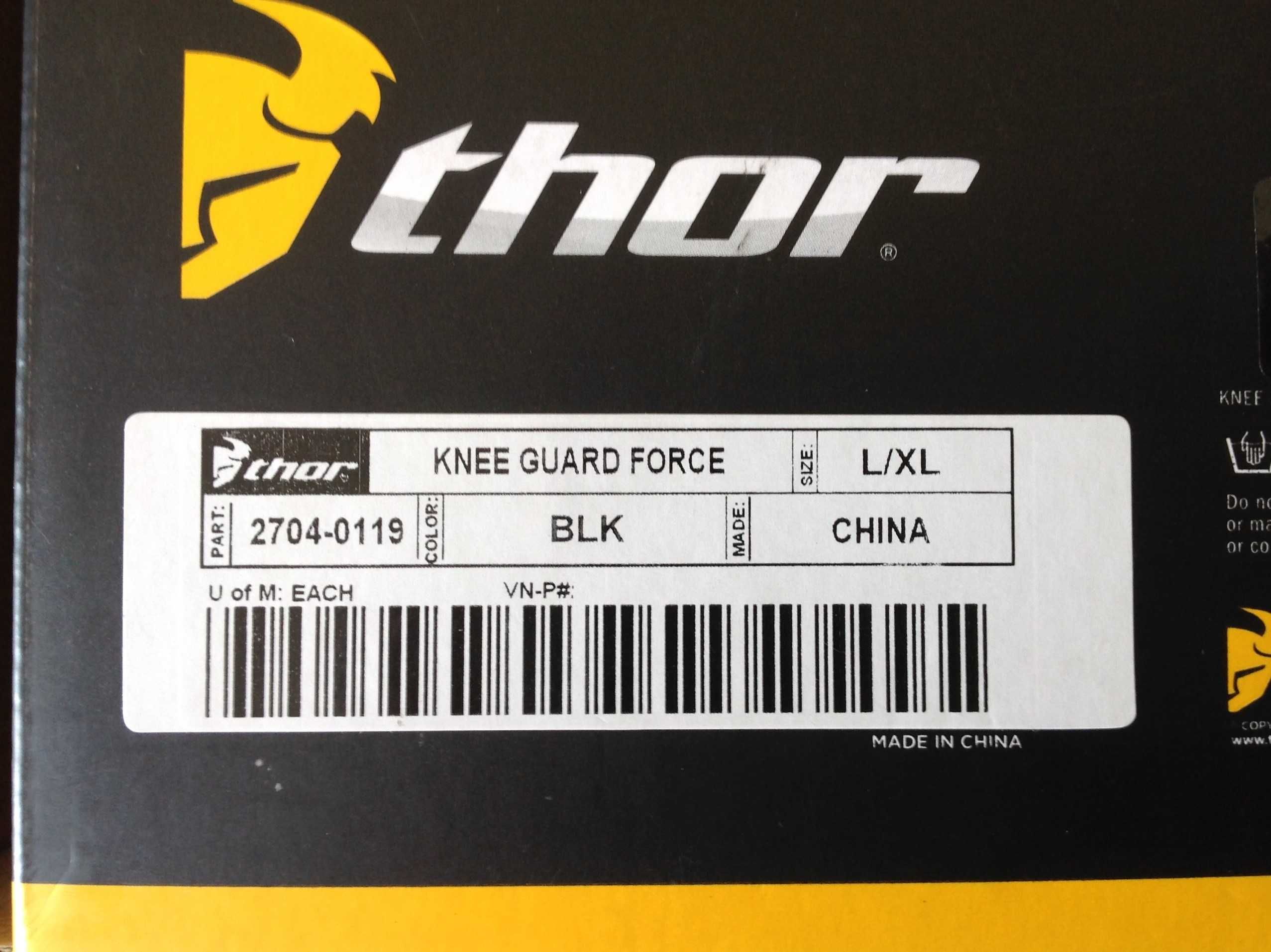 Joelheiras Thor Force motocross enduro