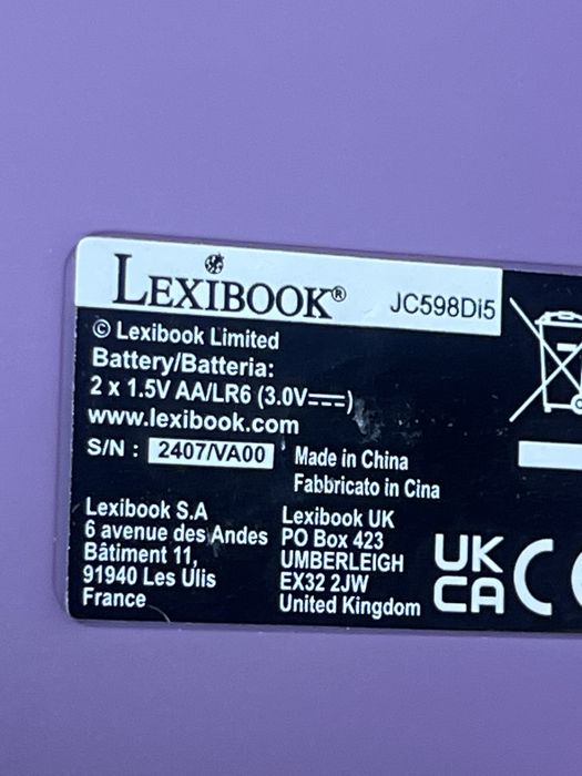 Laptop edukacyjny Disney Lexie bok język angielski Stotch