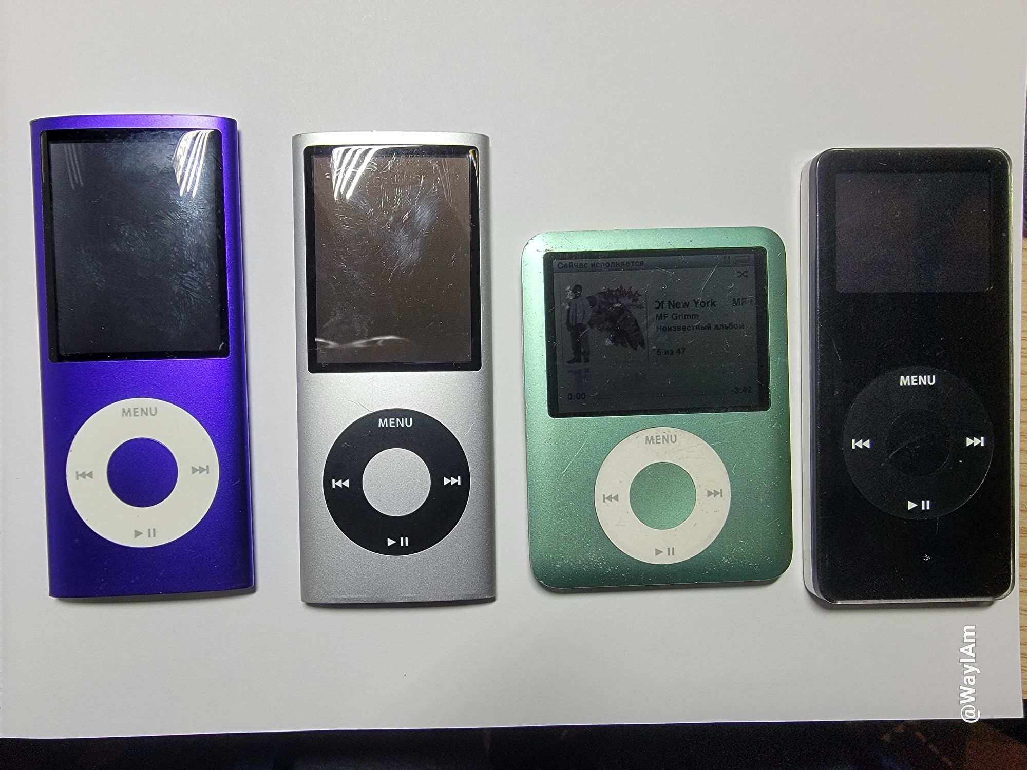 Ipod nano, mini, classic