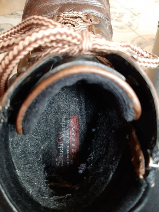 Ботинки мужские зимние кожаные