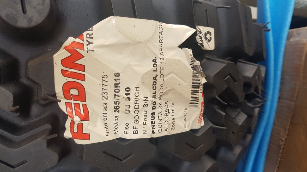 2 Pneus Fedima 265/70R16