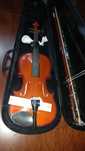 Violino com mala