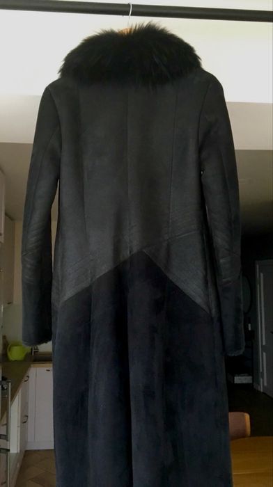 Натуральна дублянка (Турція) песець та шкіря ягняти, ідеальний стан.