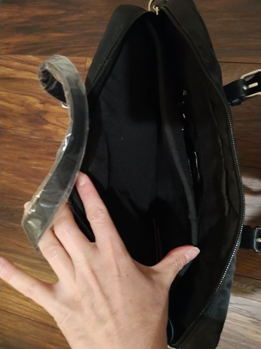 even & odd torba na laptopa pikowana nowa