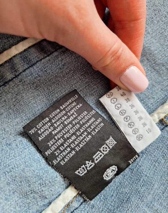 Świetna jeansowa katana kurtka jeansowa C&A 38 bawełna vintage retro