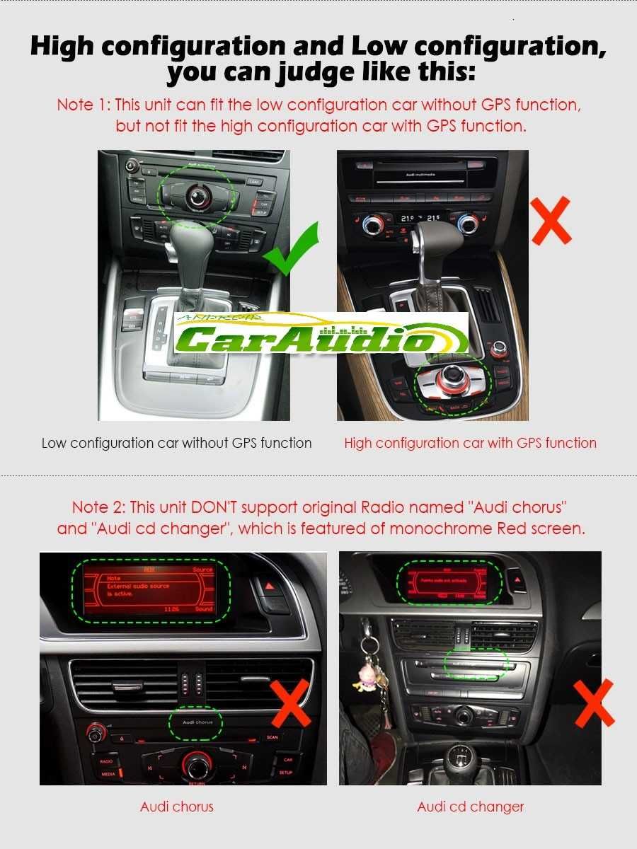 Auto-rádio 12.3" android 14 Audi Q5 2009 a 2016