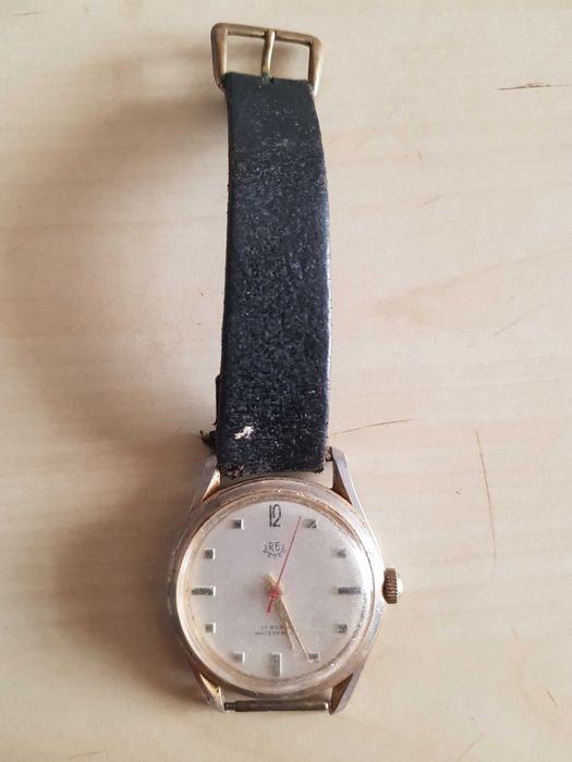 Zegarek nareczny zabytkowy antyk vintage RE WATCH 17 RUBIS Automat
