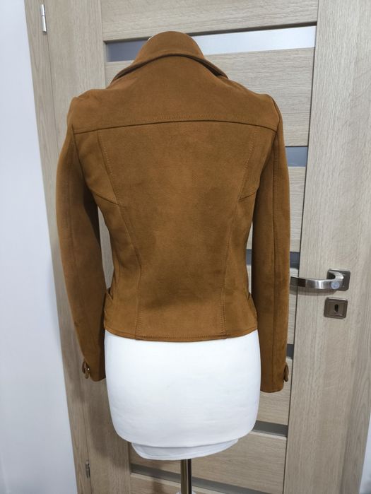 Śliczna kurtka ramoneska aksamitna XXS