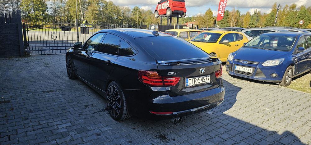 BMW 3GT 2013r 2.0 TwinTurbo 245koni Stan BDB Piękna Czarna Radar Kamer