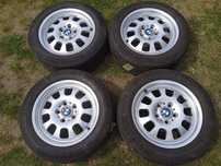 FELGi aluminiowe 5x120 BMW 1 2 3 E36 E46 Z3 7x16 et47 opony letnie 205/55