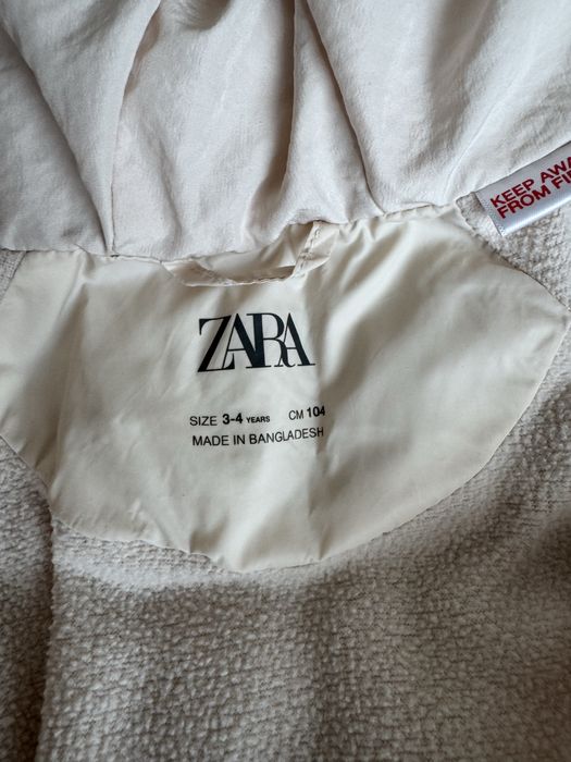 Куртка zara 104 см