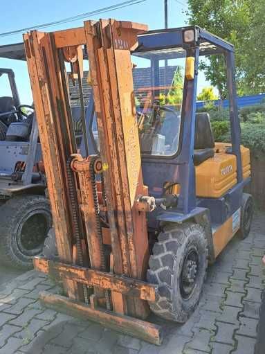 Wózek widłowy Toyota 02-5FD25 2,5t, diesel, 1995, Triplex 4,3m,Automat