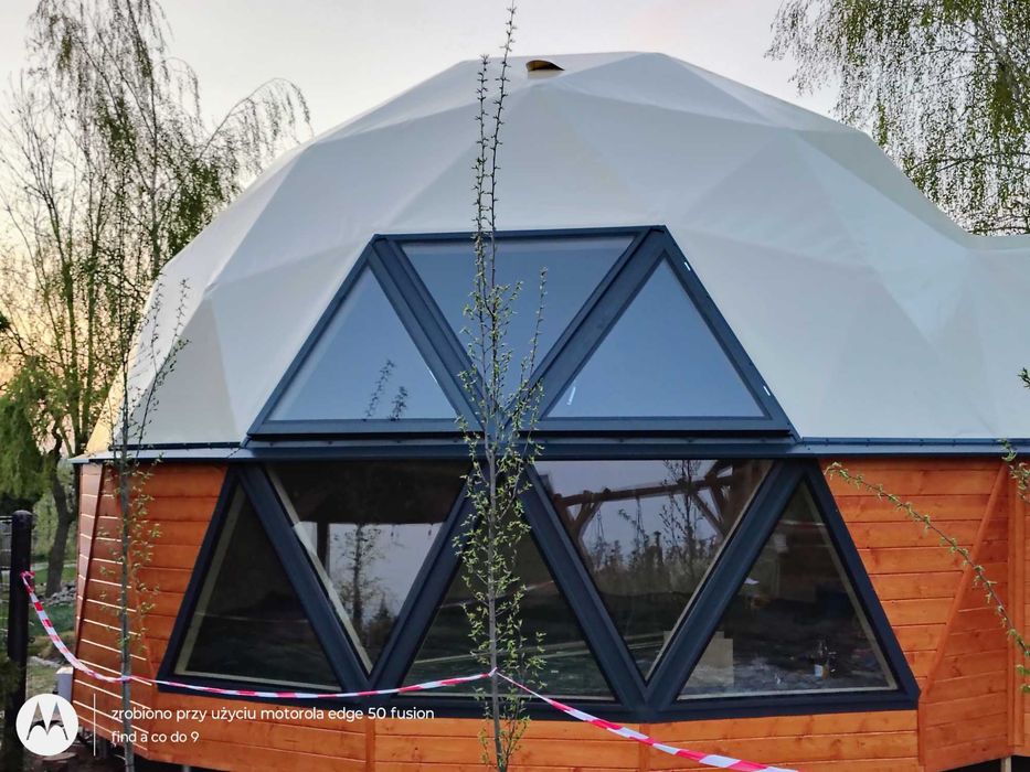 Kopuła całoroczna, glamping, domek letniskowy sala warsztatowa