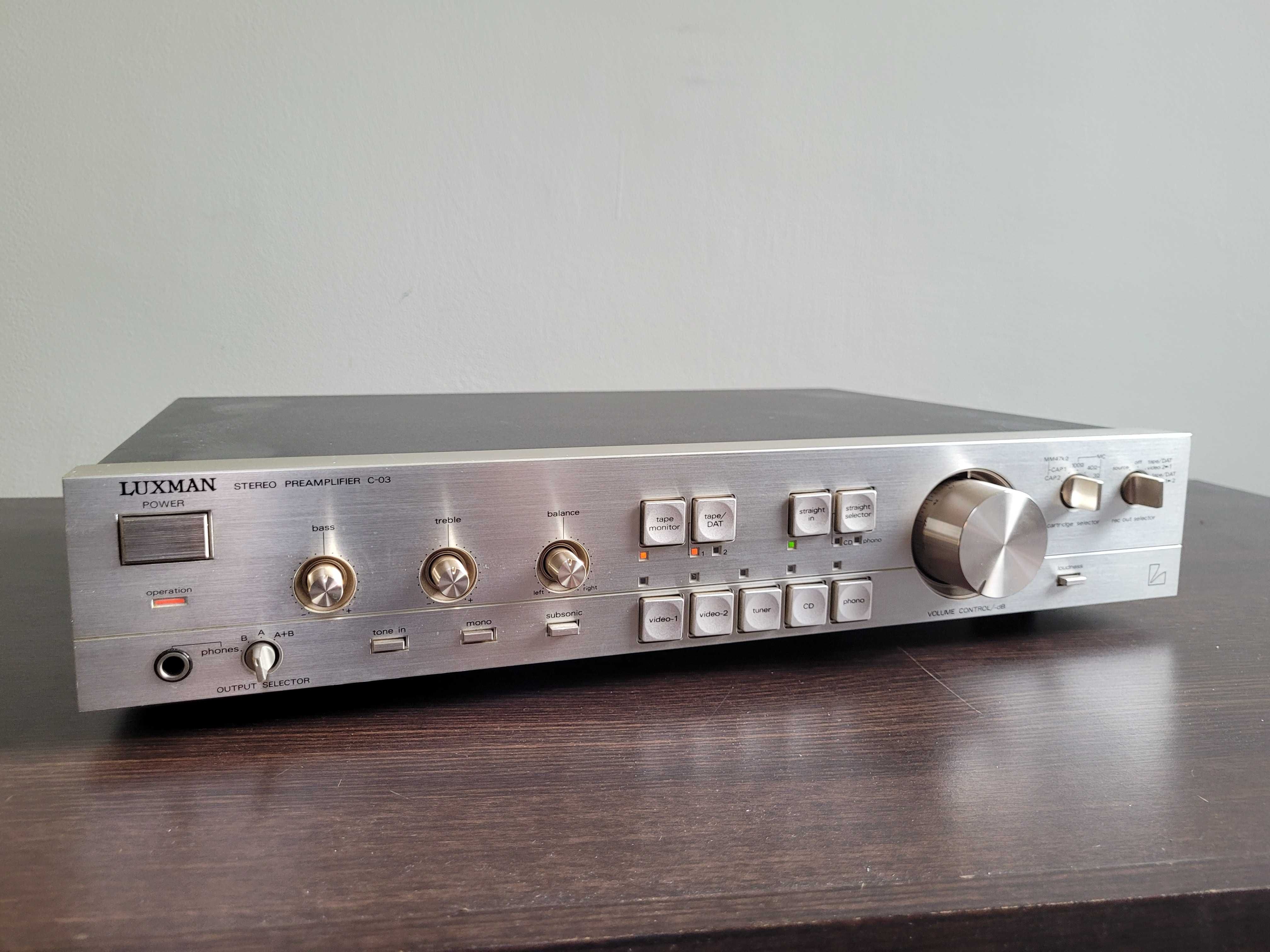 Luxman C-03 pre-amp legenda - rarytas brzmieniowy.