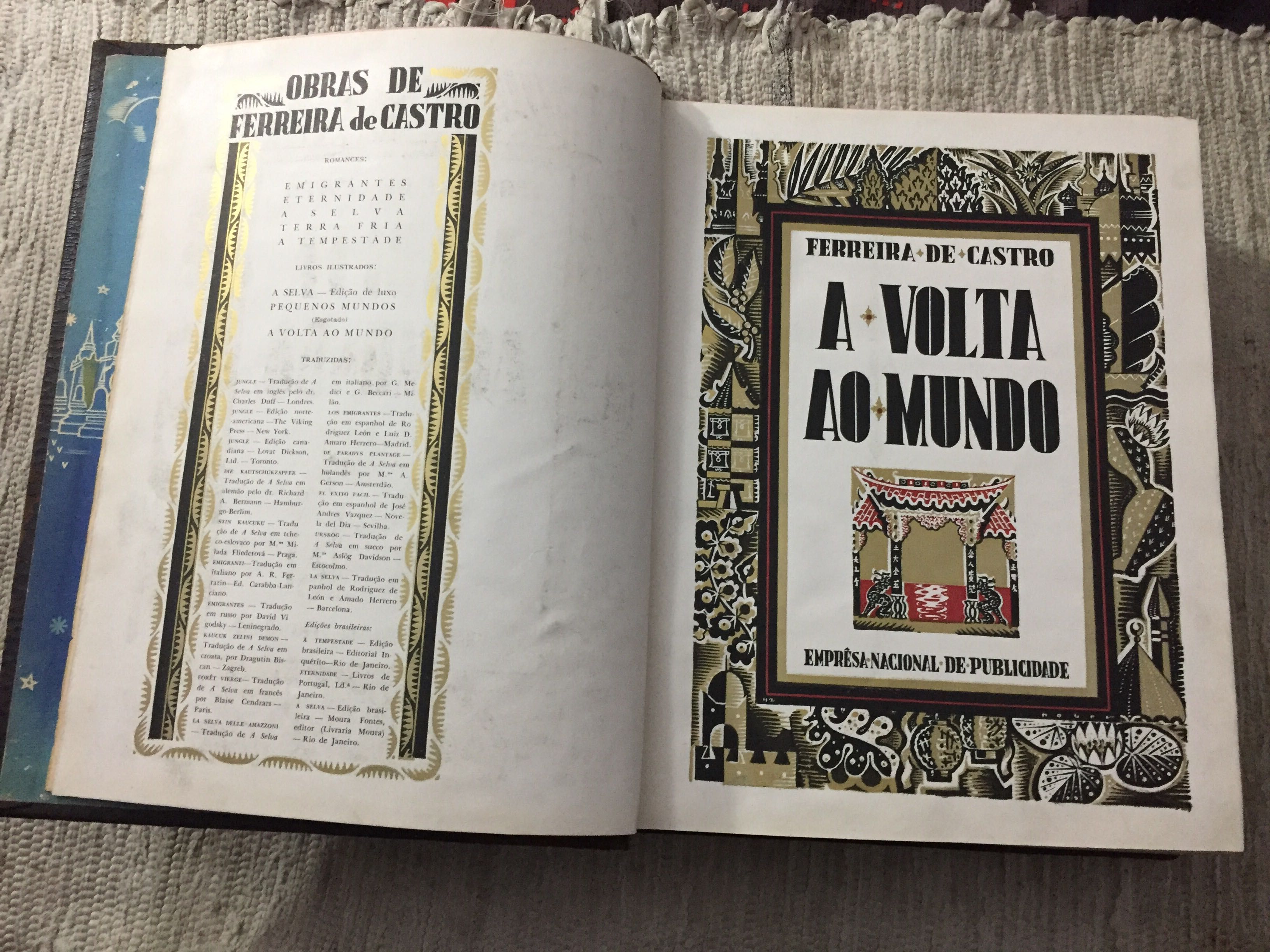 A Volta ao Mundo / Ferreira de Castro