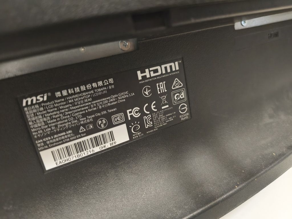 Monitor msi 60hz