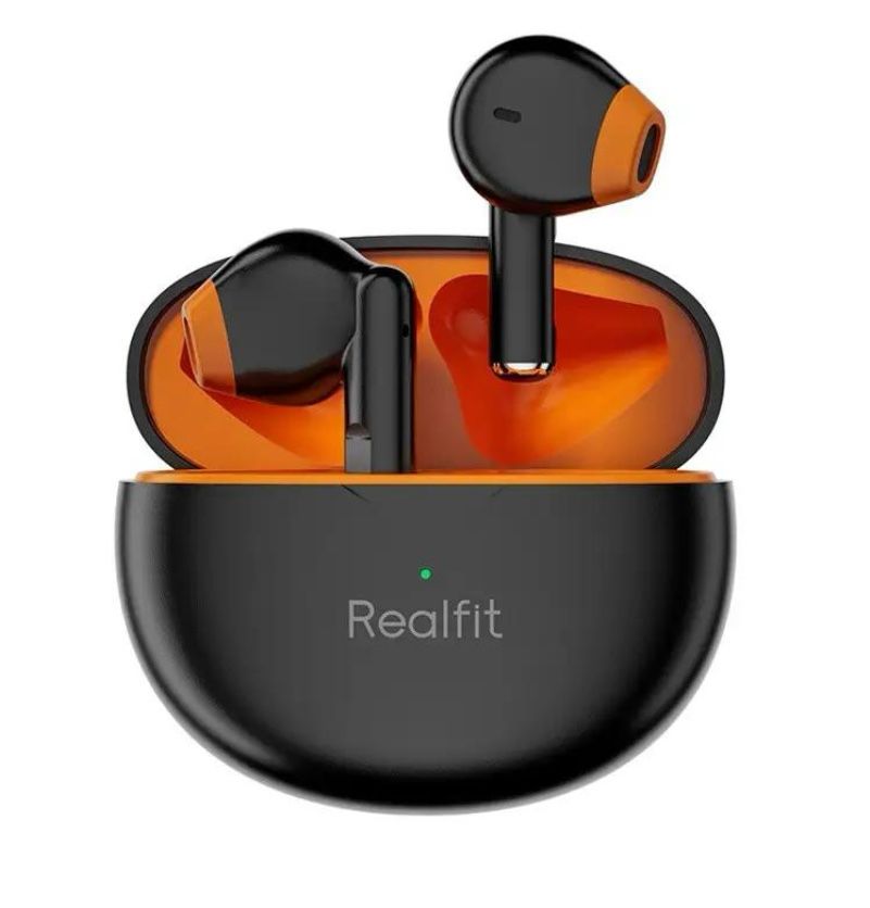 Бездротові навушники Bluetooth Realfit F2 чорні